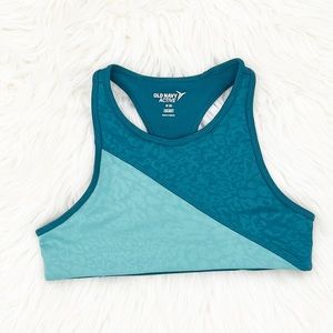 Old Navy Teal Active Top/ Sports Bra
